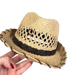 Charlie 1 Horse "Wild Horse" Straw Fedora Hat